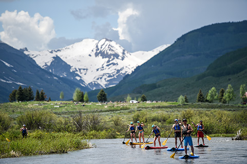 crested butte SUP stand up paddleboarding