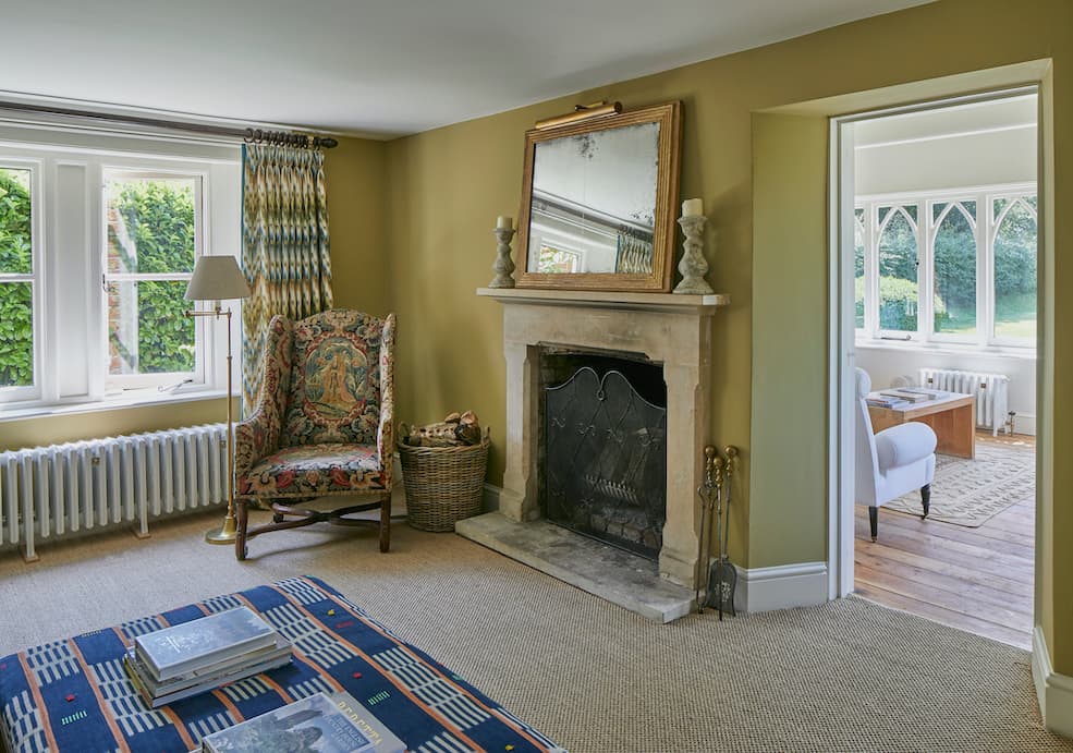 Traditional Fireplace Living Room - Keepers Cottage