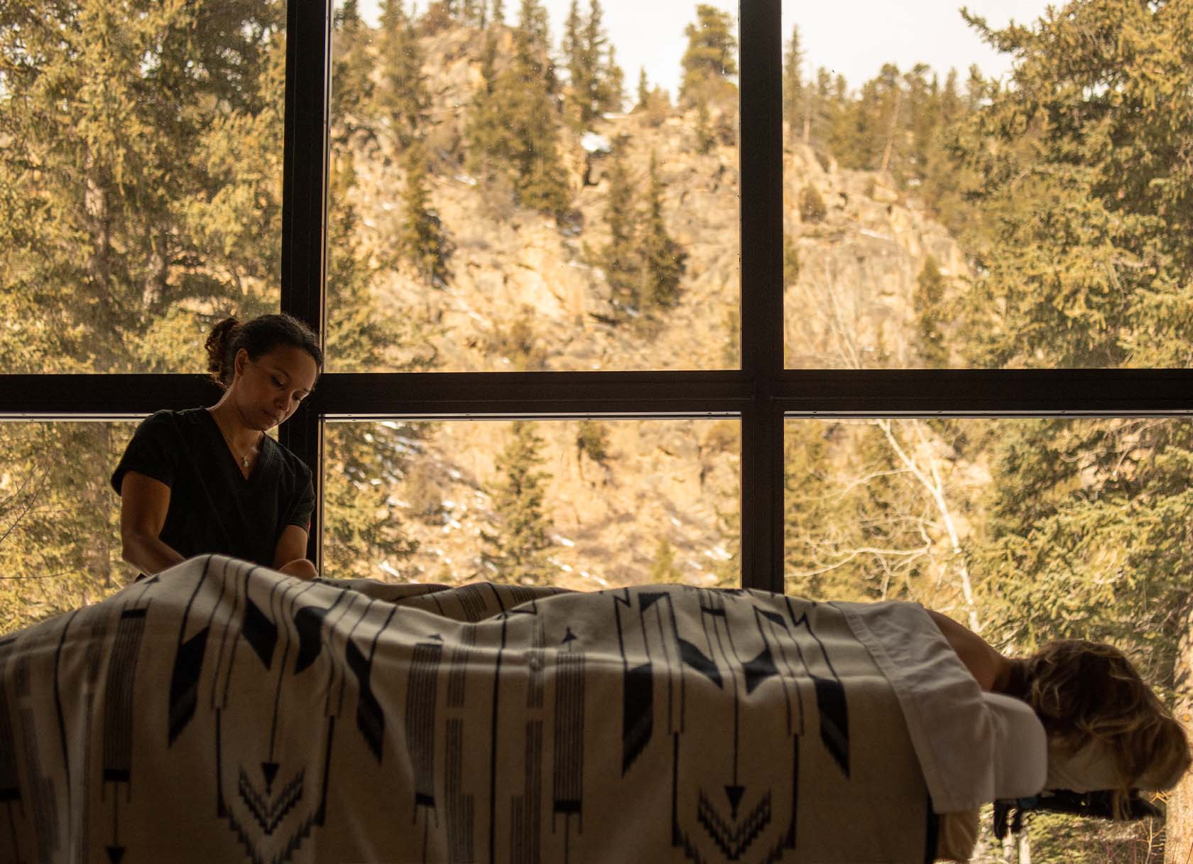 Massage in the Rocky Mountains at Taylor River Lodge