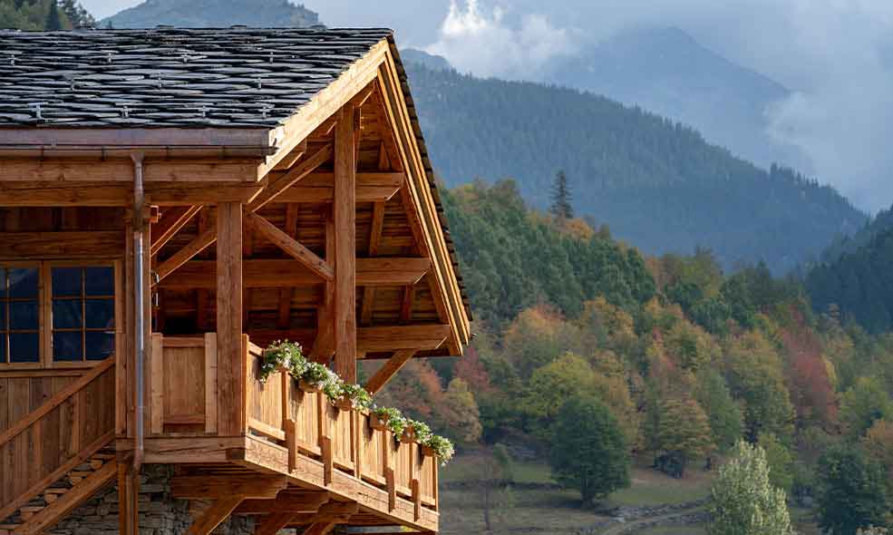 eleven chalet hibou exterior french alps, le miroir, france